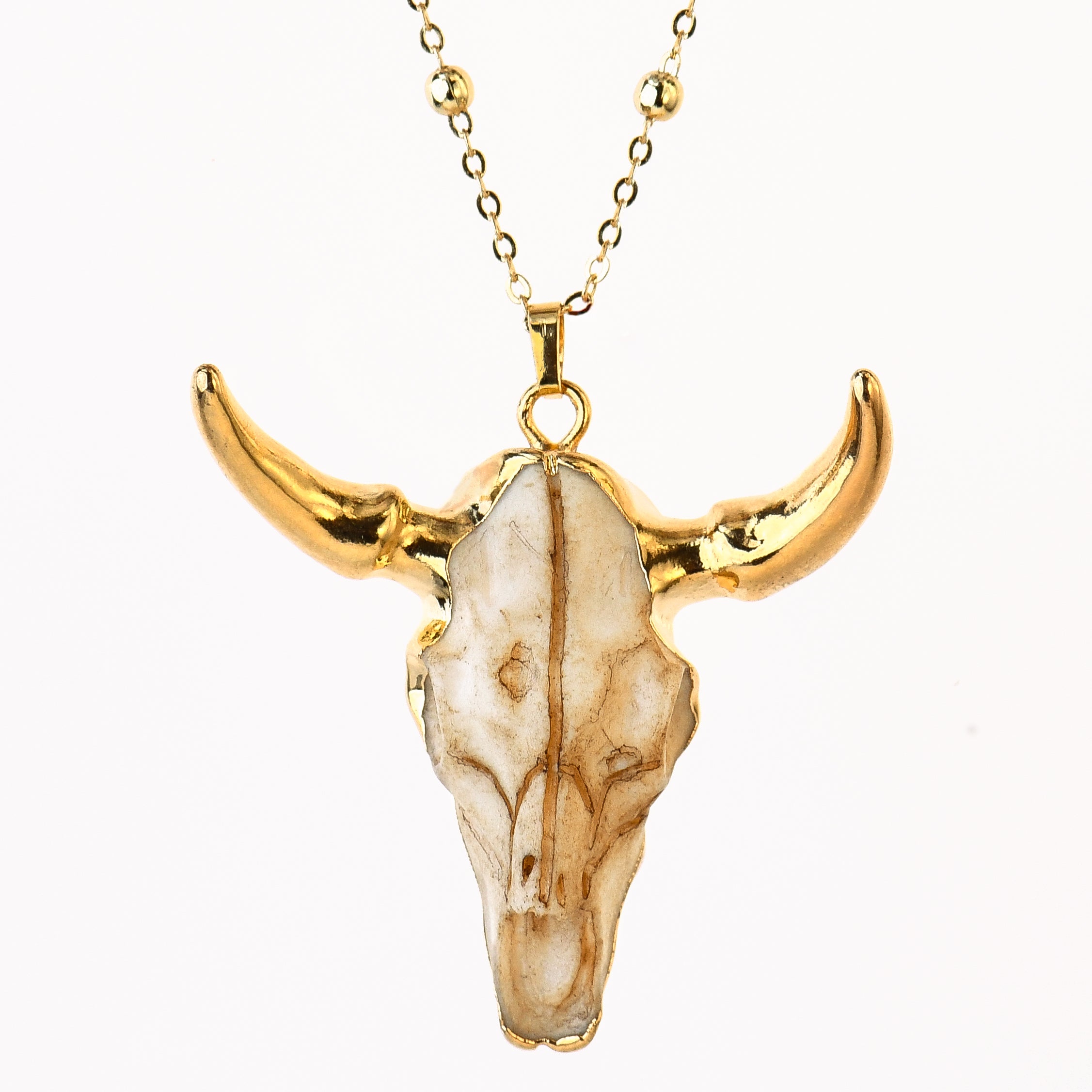Longhorn Skull Necklace