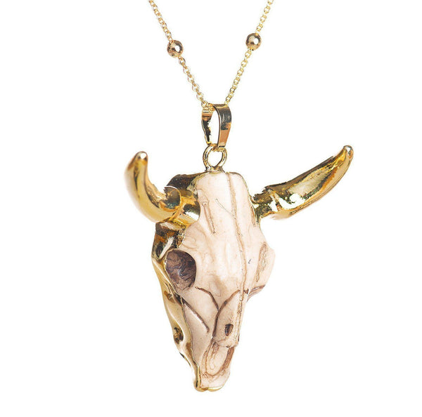 Buffalo Skull Necklace – ANDY P JEWELRY