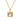 Minimalist Topaz Charm Necklace